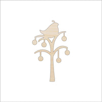 Partridge Wood Craft Shape – Laser Cut Baltic Birch Unfinished DIY Wood Art Supplies XMS150 - The Wood Shape Store