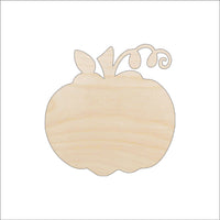 Pumpkin Wood Craft Shape - Laser Cut Baltic Birch Unfinished DIY Wood Art Supplies FAL227 - The Wood Shape Store
