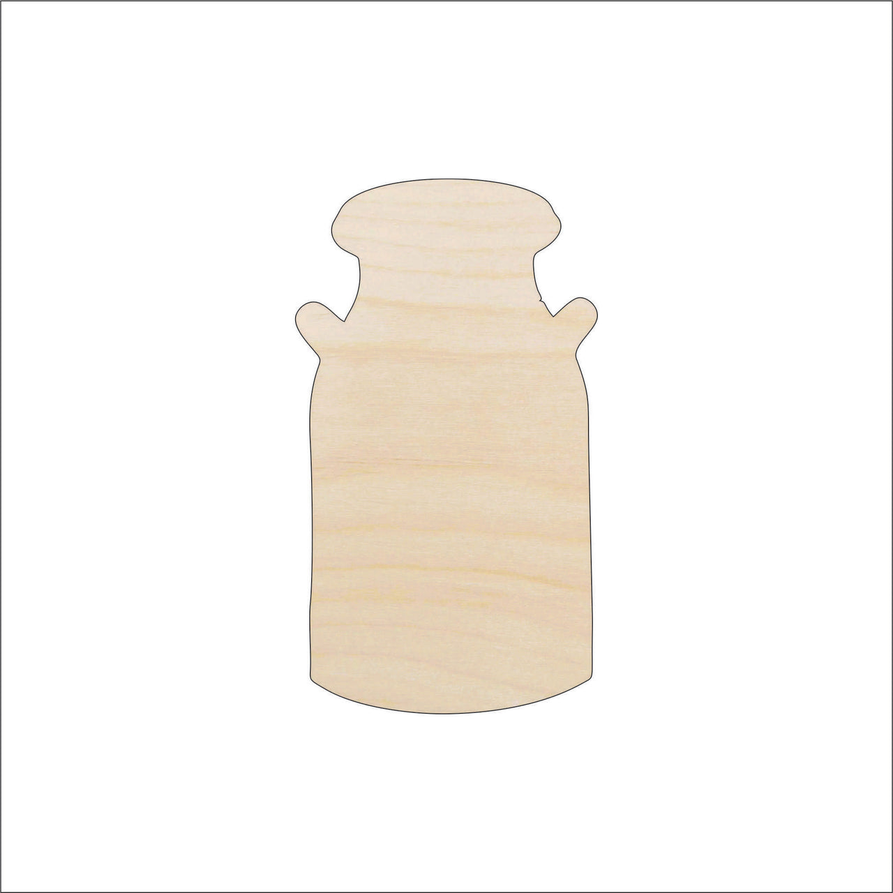 Bottle Wood Craft Shape - Laser Cut Baltic Birch Unfinished DIY Wood Art Supplies FOD108 - The Wood Shape Store