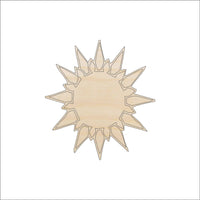 Flower Wood Craft Shape - Laser Cut Baltic Birch Unfinished DIY Wood Art Supplies FLR10 - The Wood Shape Store