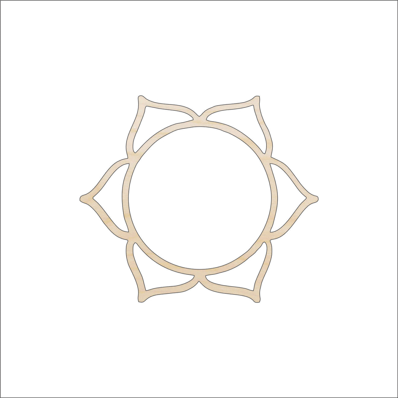 Design Wood Craft Shape - Laser Cut Baltic Birch Unfinished DIY Wood Art Supplies DSN146 - The Wood Shape Store