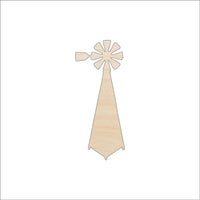 Windmill Wood Craft Shape - Laser Cut Baltic Birch Unfinished DIY Wood Art Supplies BLD36 - The Wood Shape Store