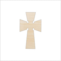 Cross Wood Craft Shape - Laser Cut Baltic Birch Unfinished DIY Wood Art Supplies REL30 - The Wood Shape Store