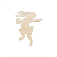 Bunny - Wood Craft Shape - Laser Cut Baltic Birch Unfinished DIY Wood Art Supplies BNY4 - The Wood Shape Store