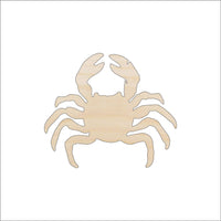 Crab Wood Craft Shape - Laser Cut Baltic Birch Unfinished DIY Wood Art Supplies SEA167 - The Wood Shape Store