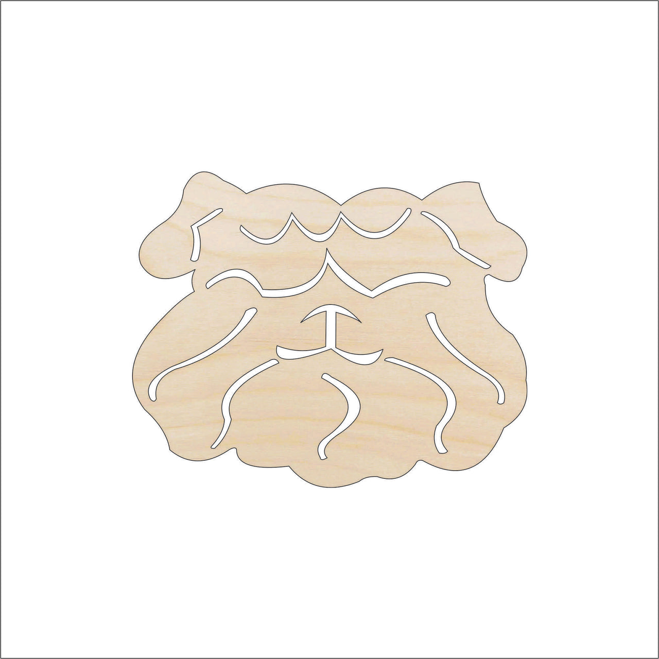 Dog Wood Craft Shape - Laser Cut Baltic Birch Unfinished DIY Wood Art Supplies DOG138 - The Wood Shape Store