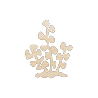 Seaweed Wood Craft Shape - Laser Cut Baltic Birch Unfinished DIY Wood Art Supplies SEA128 - The Wood Shape Store
