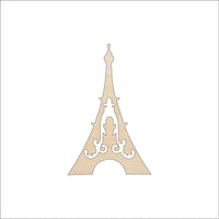 Eiffel Tower Wood Craft Shape - Laser Cut Baltic Birch Unfinished DIY Wood Art Supplies WLD30 - The Wood Shape Store