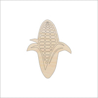 Corn Wood Craft Shape - Laser Cut Baltic Birch Unfinished DIY Wood Art Supplies FOD57 - The Wood Shape Store