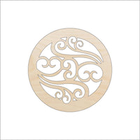 Design Wood Craft Shape - Laser Cut Baltic Birch Unfinished DIY Wood Art Supplies DSN77 - The Wood Shape Store