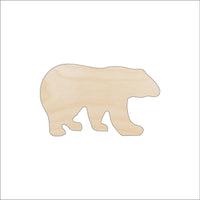 Bear Wood Craft Shape – Laser Cut Baltic Birch Unfinished DIY Wood Art Supplies BER32 - The Wood Shape Store