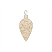 Ornament Wood Craft Shape - Laser Cut Baltic Birch Unfinished DIY Wood Art Supplies XMS34 - The Wood Shape Store