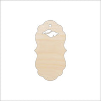 Gift Tag Wood Craft Shape - Laser Cut Baltic Birch Unfinished DIY Wood Art Supplies TAG1 - The Wood Shape Store