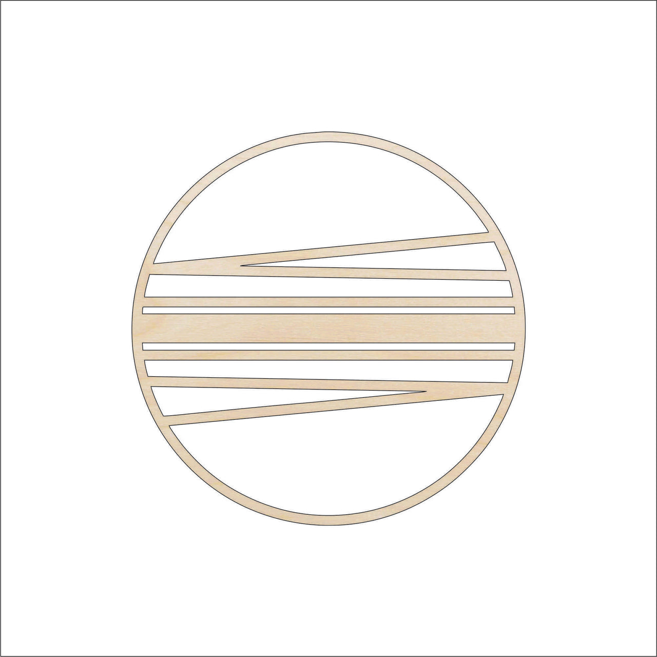 Design Wood Craft Shape - Laser Cut Baltic Birch Unfinished DIY Wood Art Supplies DSN38 - The Wood Shape Store