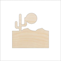 Cactus Wood Craft Shape - Laser Cut Baltic Birch Unfinished DIY Wood Art Supplies TRE12 - The Wood Shape Store