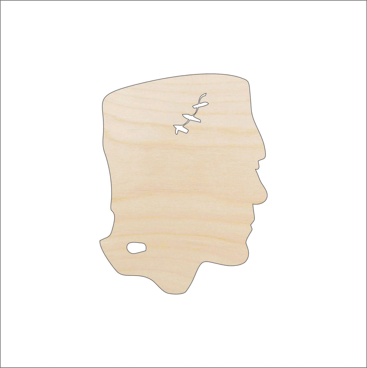 Frankenstein Wood Craft Shape - Laser Cut Baltic Birch Unfinished DIY Wood Art Supplies MYTH34 - The Wood Shape Store