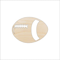 Football Wood Craft Shape - Laser Cut Baltic Birch Unfinished DIY Wood Art Supplies SPT119 - The Wood Shape Store