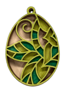 Easter 3D Laser Cut Ornament – Baltic Birch Wood Craft Supplies | DIY Wood Ornament Kit ES37 - The Wood Shape Store