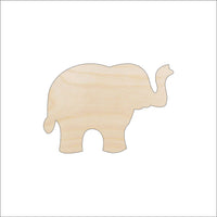 Elephant Wood Craft Shape Laser Cut Baltic Birch Unfinished DIY Wood Art Supplies ELE31 - The Wood Shape Store