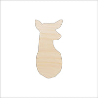 Deer Wood Craft Shape - Laser Cut Baltic Birch Unfinished DIY Wood Art Supplies DER55 - The Wood Shape Store
