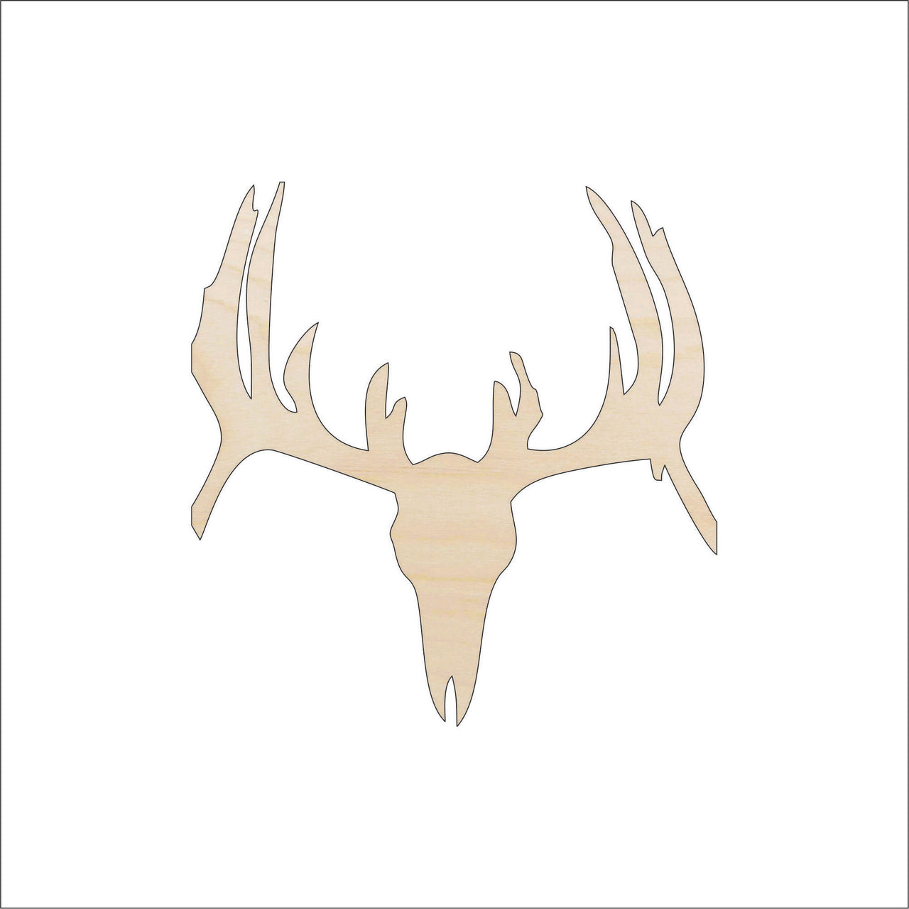 Deer Wood Craft Shape - Laser Cut Baltic Birch Unfinished DIY Wood Art Supplies DER29 - The Wood Shape Store