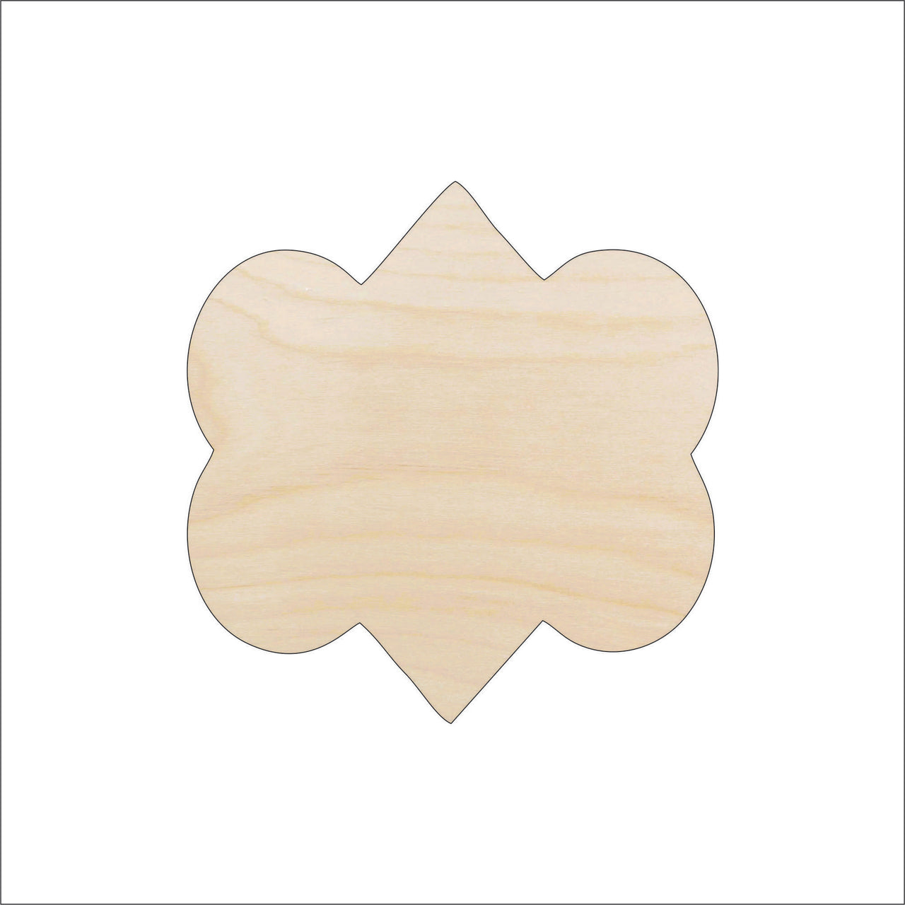 Plaque Wood Craft Shape - Laser Cut Baltic Birch Unfinished DIY Wood Art Supplies BSC39 - The Wood Shape Store