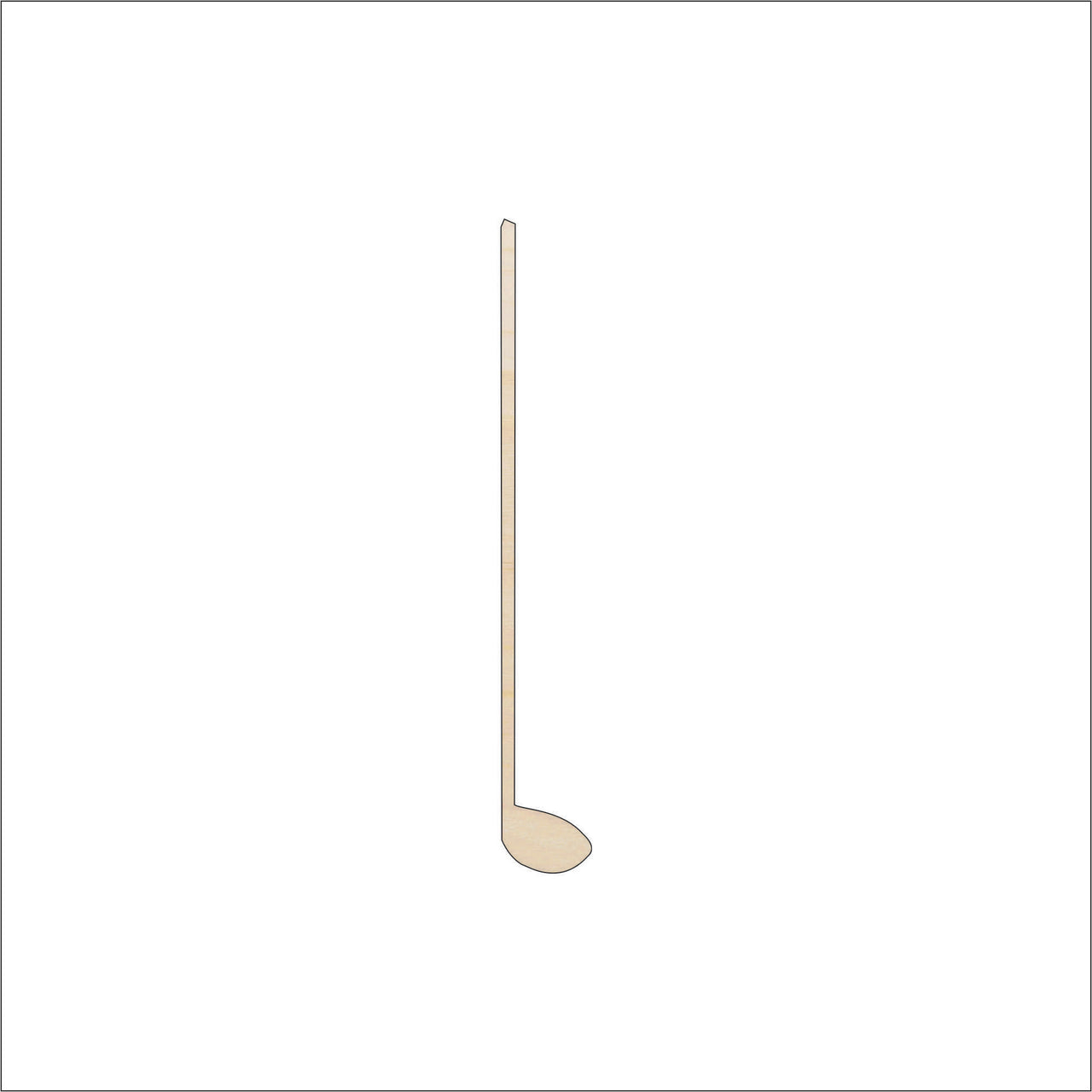 Golf Wood Craft Shape - Laser Cut Baltic Birch Unfinished DIY Wood Art Supplies SPT67 - The Wood Shape Store