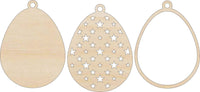 Easter 3D Laser Cut Ornament – Baltic Birch Wood Craft Supplies | DIY Wood Ornament Kit ES14 - The Wood Shape Store