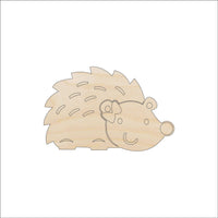 Porcupine Wood Craft Shape – Laser Cut Baltic Birch Unfinished DIY Wood Art Supplies ANML74 - The Wood Shape Store
