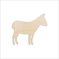 Donkey Wood Craft Shape – Laser Cut Baltic Birch Unfinished DIY Wood Art Supplies ANML58 - The Wood Shape Store