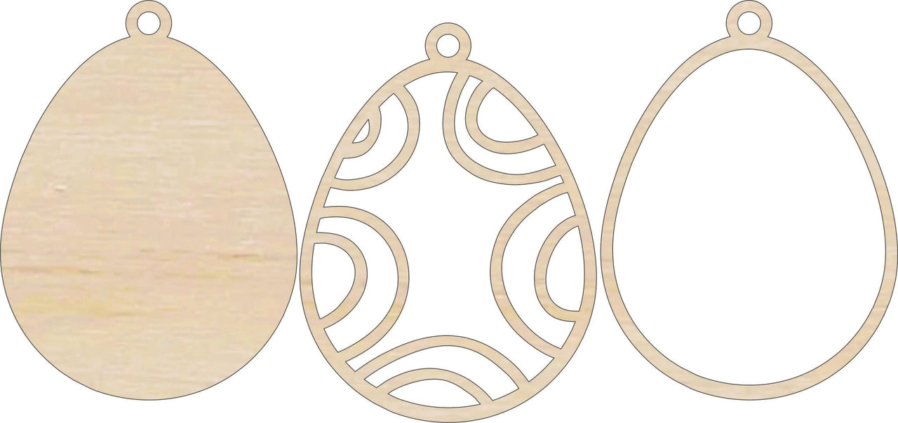 Easter 3D Laser Cut Ornament – Baltic Birch Wood Craft Supplies | DIY Wood Ornament Kit ES25 - The Wood Shape Store
