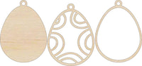 Easter 3D Laser Cut Ornament – Baltic Birch Wood Craft Supplies | DIY Wood Ornament Kit ES25 - The Wood Shape Store