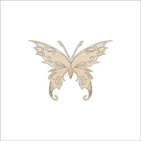 Butterfly Wood Craft Shape - Laser Cut Baltic Birch Unfinished DIY Wood Art Supplies BUG33 - The Wood Shape Store