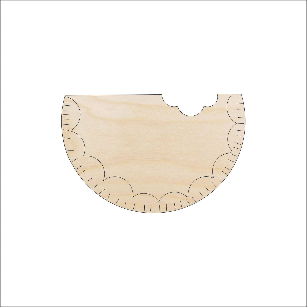 Watermelon Wood Craft Shape - Laser Cut Baltic Birch Unfinished DIY Wood Art Supplies FOD9 - The Wood Shape Store