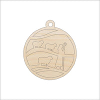Nativity Wood Craft Shape - Laser Cut Baltic Birch Unfinished DIY Wood Art Supplies XMS198 - The Wood Shape Store