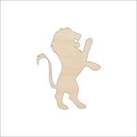 Lion Wood Craft Shape Laser Cut Out & Unfinished DIY Craft Supply CAT67 - The Wood Shape Store