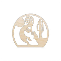 Kokopelli Wood Craft Shape - Laser Cut Baltic Birch Unfinished DIY Wood Art Supplies XTR83 - The Wood Shape Store