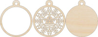 Bell 3D Laser Cut Ornament – Baltic Birch Wood Craft Supplies | DIY Wood Ornament Kit XM305 - The Wood Shape Store