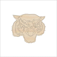 Tiger Wood Craft Shape - Laser Cut Baltic Birch Unfinished DIY Wood Art Supplies CAT71 - The Wood Shape Store