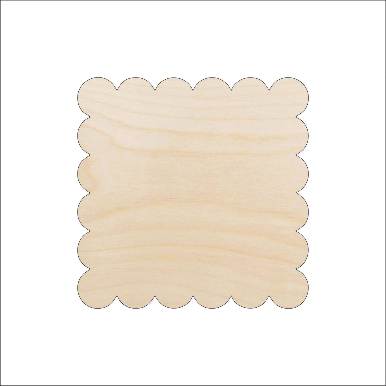Plaque Wood Craft Shape - Laser Cut Baltic Birch Unfinished DIY Wood Art Supplies BSC31 - The Wood Shape Store