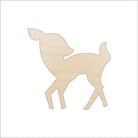 Deer Wood Craft Shape - Laser Cut Baltic Birch Unfinished DIY Wood Art Supplies DER37 - The Wood Shape Store
