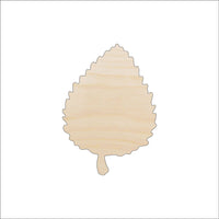 Leaf Wood Craft Shape - Laser Cut Baltic Birch Unfinished DIY Wood Art Supplies LEF8 - The Wood Shape Store
