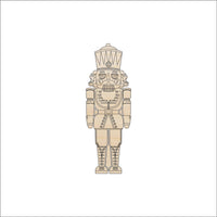 Nutcracker Wood Craft Shape - Laser Cut Baltic Birch Unfinished DIY Wood Art Supplies XMS161 - The Wood Shape Store