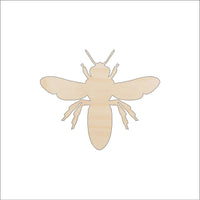 Bumblebee Wood Craft Shape - Laser Cut Baltic Birch Unfinished DIY Wood Art Supplies BUG11 - The Wood Shape Store