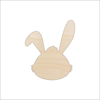 Bunny - Wood Craft Shape - Laser Cut Baltic Birch Unfinished DIY Wood Art Supplies BNY49 - The Wood Shape Store