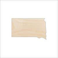 South Dakota Wood Craft Shape - Laser Cut Baltic Birch Unfinished DIY Wood Art Supplies STAT89 - The Wood Shape Store