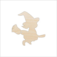 Witch Wood Craft Shape - Laser Cut Baltic Birch Unfinished DIY Wood Art Supplies FAL173 - The Wood Shape Store