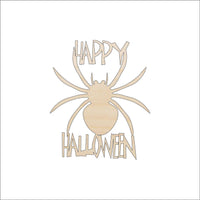 Spider Wood Craft Shape - Laser Cut Baltic Birch Unfinished DIY Wood Art Supplies FAL135 - The Wood Shape Store
