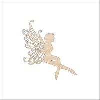 Fairy Wood Craft Shape - Laser Cut Baltic Birch Unfinished DIY Wood Art Supplies MYTH126 - The Wood Shape Store