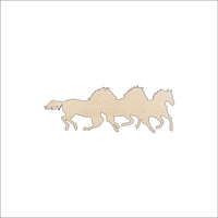 Horse Wood Craft Shape - Laser Cut Baltic Birch Unfinished DIY Wood Art Supplies HRS90 - The Wood Shape Store